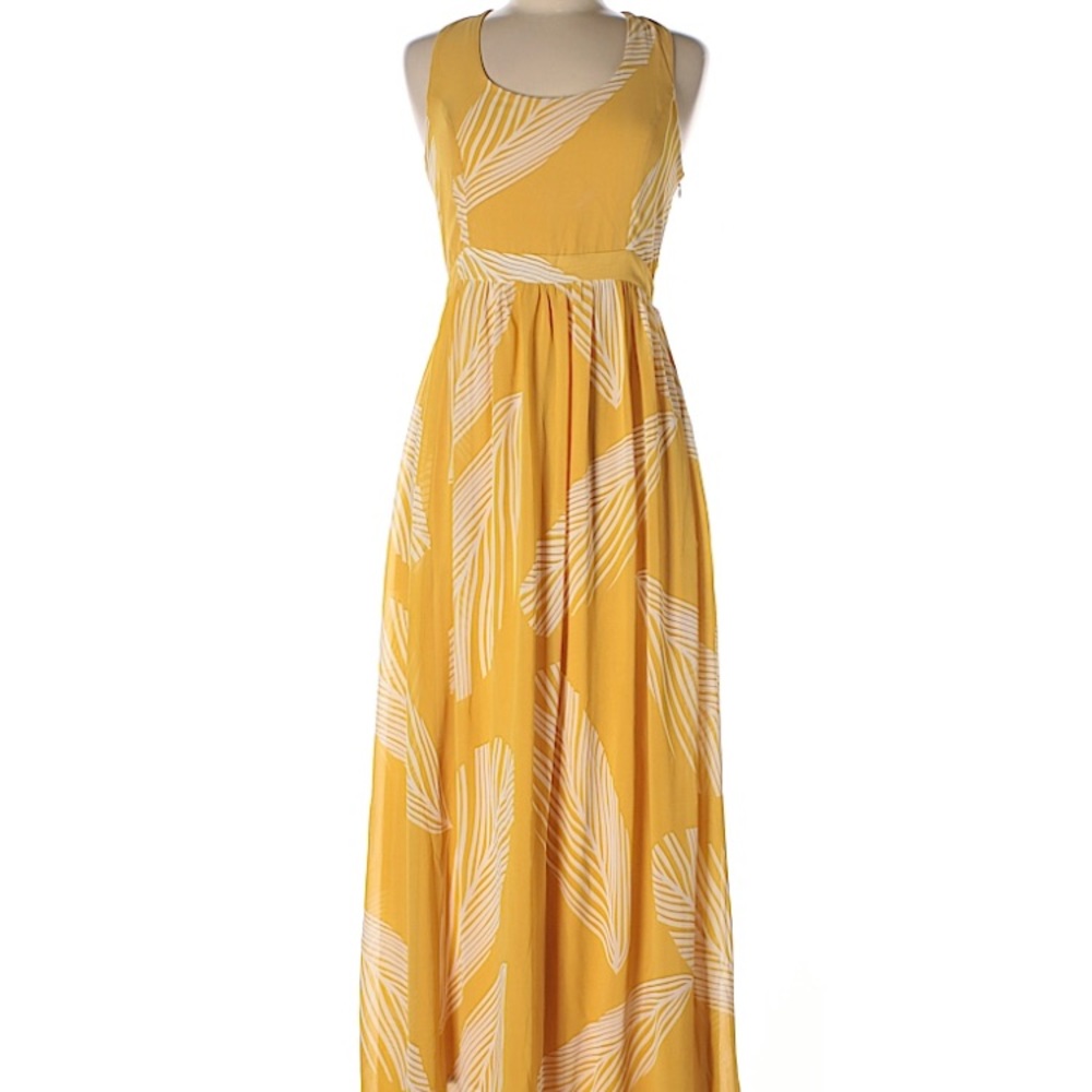 Sunday in Brooklyn Yellow Maxi Dress. Size 6